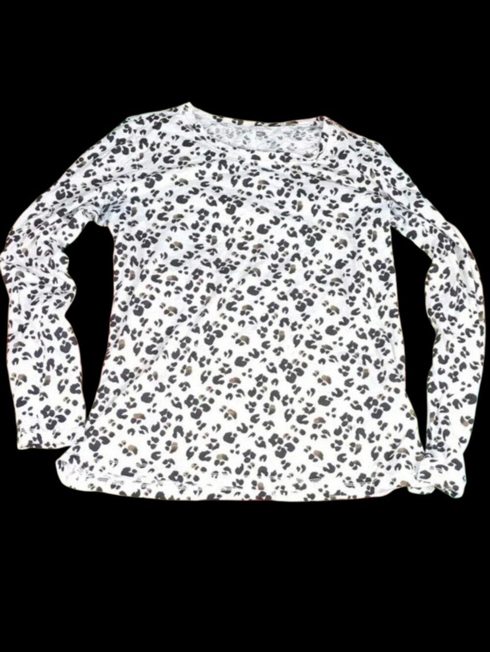 Caslon Leopard Print Top NWOT
